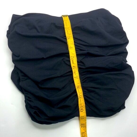 TAMMY MARS Black Ruched Tube Top / Strapless / Stretch / One Size / Bra Top - Picture 5 of 5